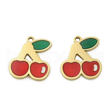 304 Stainless Steel Charms STAS-A118-04F-G-1