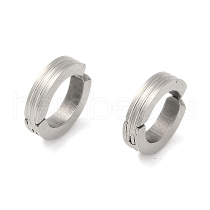 Non-Tarnish 304 Stainless Steel Clip-on Earrings EJEW-M001-10P-1