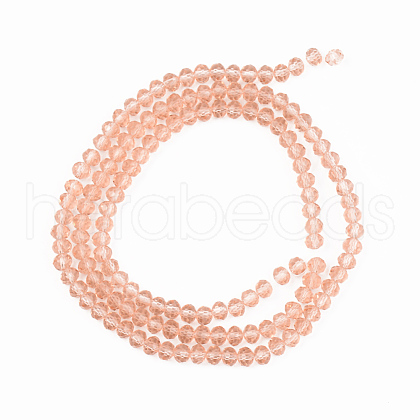 Glass Beads Strands EGLA-A034-T6mm-D21-1