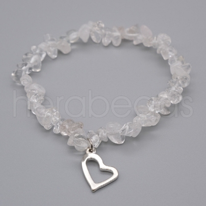 Alloy Charm Bracelets BJEW-JB02481-04-1