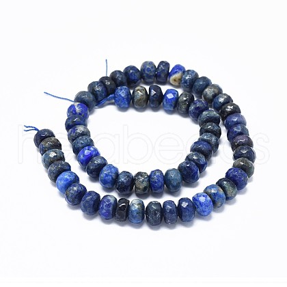 Natural Lapis Lazuli Beads Strands G-F632-15-02-1