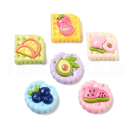 Cute Opaque Resin Imitation Food Decoden Cabochons RESI-S02-07-1