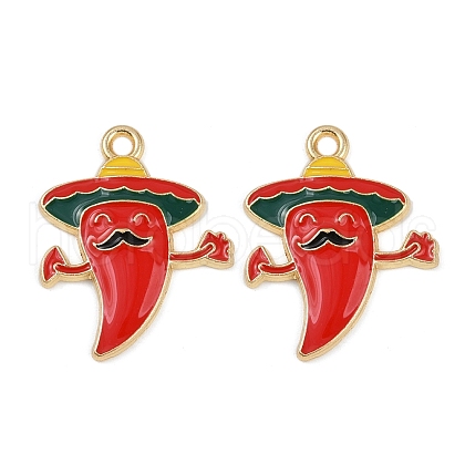 Cinco De Mayo Theme Alloy Enamel Pendants FIND-M080-02D-G-1