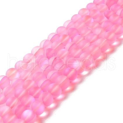 Synthetic Moonstone Beads Strands G-E573-01C-25-1