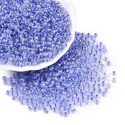 6/0 Transparent Inside Colours Glass Seed Round Beads X1-SEED-N006-004F-1