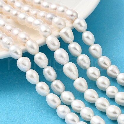 Natural Cultured Freshwater Pearl Beads Strands PEAR-I007-01F-06A-1
