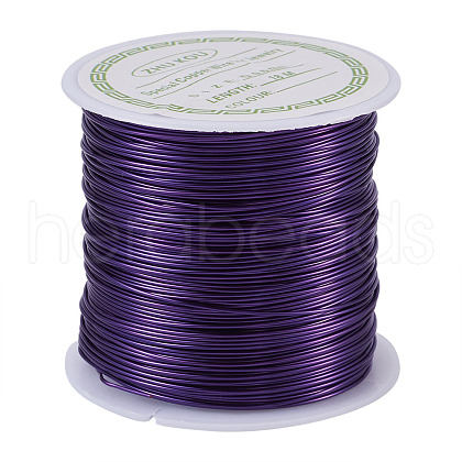 Round Copper Beading Wire for Jewelry Making YS-TAC0004-0.6mm-08-1