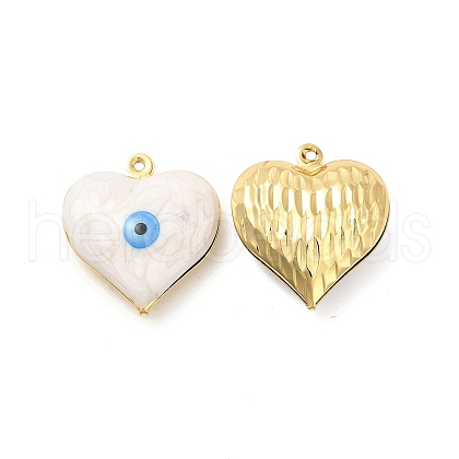 Brass Enamel Pendants KK-E075-03G-08-1