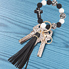 ANATTASOUL 2Pcs Silicone with PU Leather Pendant Decorations HJEW-AN0001-01-4