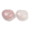 Mother's Day Gifts Heart Natural Rose Quartz Palm Stone G-C186-03H-1