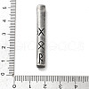 Retro 304 Stainless Steel Pendants STAS-V008-32AS-03-3