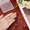 Beebeecraft 12Pcs 6 Styke Long-Lasting Plated Brass Micro Pave Clear Cubic Zirconia Charms KK-BBC0001-62-3