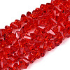 Transparent Glass Beads Strands GLAA-N018-4mm-06-1
