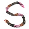 Gradient Color Natural Colorful Tourmaline Beads Strands G-ONLY-T-A07-01-3