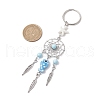 Alloy Ocean Theme Fish Keychains KEYC-JKC01223-02-3