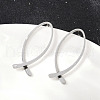 304 Stainless Steel Stud Earrings EJEW-Z089-10P-1