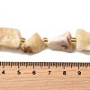 Raw Rough Natural Yellow Jade Beads Strands G-Z087-A08-5