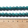Synthetic Turquoise Beads Strands G-L620-A01-8mm-5