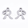 201 Stainless Steel Charms STAS-T044-217P-R-2