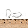 Brass Earring Hooks KK-B137-15P-01-3