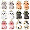 10Pcs Rack Plating Alloy Enamel Pendants FIND-FS0002-53C-1