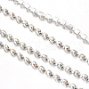 Brass Rhinestone Strass Chains CHC-T002-SS14-02S-3