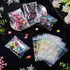 50Pcs Double Face Laser Rectangle PE Cellophane Bags ABAG-TAC0013-14A-7
