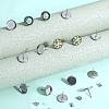 SOFPLATE 100Pcs Flat Round Stainless Steel Stud Earring Settings STAS-SP0001-61D-P-4