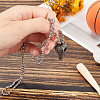 CREATCABIN 1pc Alloy Whistle Pendant Necklaces NJEW-CN0001-07-3