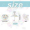SUNNYCLUE 24Pcs Resin Pendants CRES-SC0002-34-2