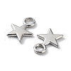 Rack Plating Alloy Charms PALLOY-Q458-01P-2