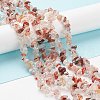 Natural Hematoid Quartz/Ferruginous Quartz Beads Strands F090-4