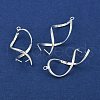 Brass Ice Pick Pinch Bails KK-XCP0002-05S-2