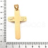 304 Stainless Steel Big Pendants STAS-R171-05G-3