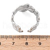 304 Stainless Steel Cuff Rings RJEW-D306-27P-05-3