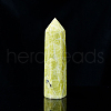 Natural Xiuyan Jade Pointed Prism Bar Home Display Decoration G-PW0007-101E-1