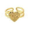 Brass Cuff Rings for Women RJEW-D079-04G-RS-2