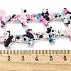 Baking Paint Synthetic Turquoise Beads Strands G-H060-01D-5