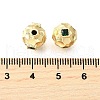 Brass Micro Pave Cubic Zirconia Beads KK-V011-06A-G-2