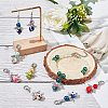  20Pcs Beaded Angel Pendant Decorations HJEW-NB0001-57-4