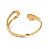 Stainless Steel Open Cuff Bangles for Women BJEW-G719-16G-3