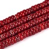 Handmade Millefiori Glass Beads Strands LAMP-T021-28A-01-1