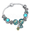 Zinc Alloy European Style Bracelets FS-WG01BDE-02-5