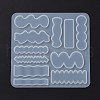 DIY Irregular Shape Cabochon Silicone Molds for Hair Clips DIY-L069-01B-4
