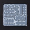 DIY Irregular Shape Cabochon Silicone Molds for Hair Clips DIY-L069-01B-4