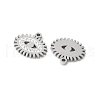201 Stainless Steel Rhinestone Pendants STAS-V005-05P-03-2