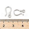 925 Sterling Silver Hook Clasps STER-S012-03B-P-3
