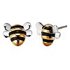 Brass Bee Stud Earrings for Women JE920A-1
