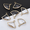 Transparent Glass Pendants GLAA-N038-12A-3