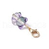 Handmade Lampwork Bear Pendant Decorations HJEW-JM03125-5